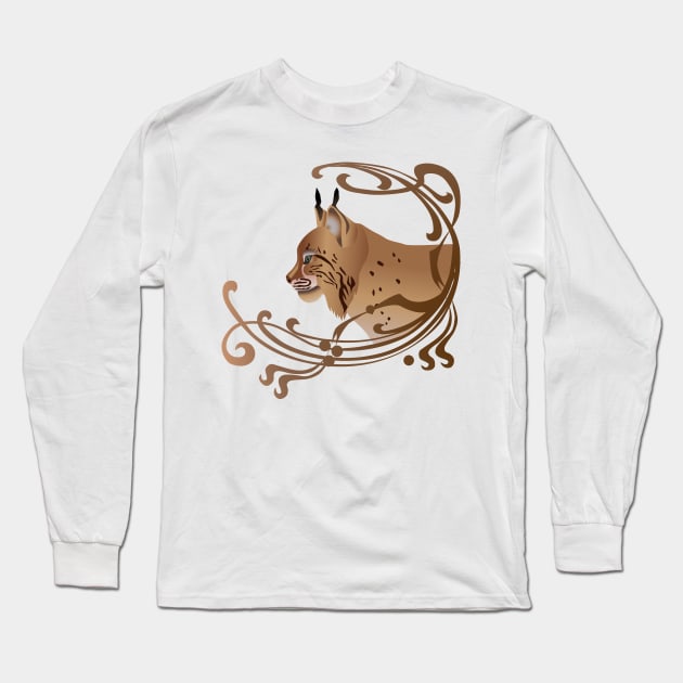 Lynx Long Sleeve T-Shirt by Viktoria1703